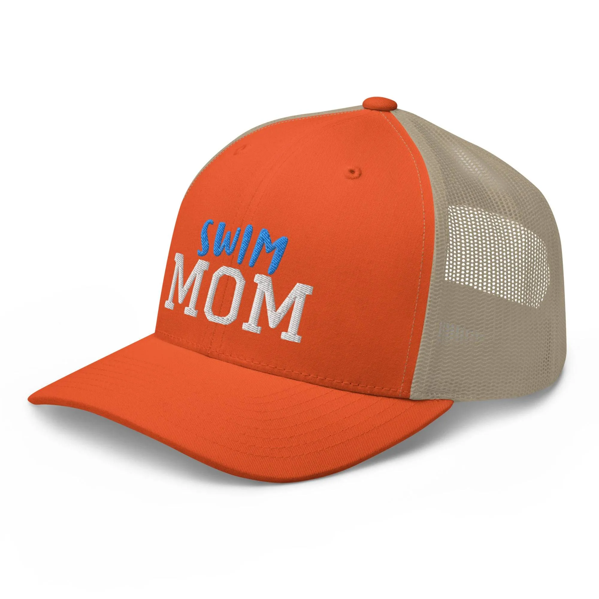 Swim Mom Retro Trucker Cap