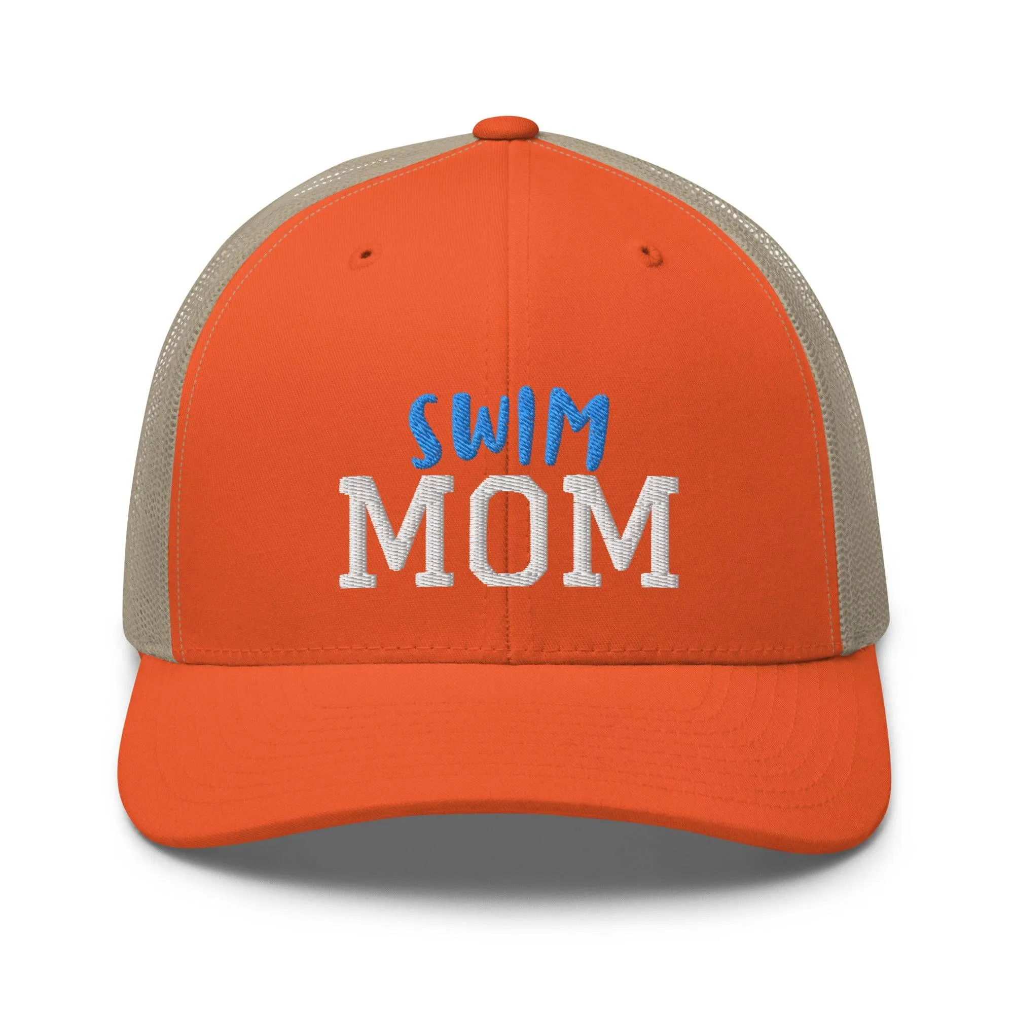 Swim Mom Retro Trucker Cap