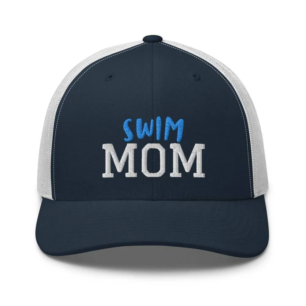 Swim Mom Retro Trucker Cap