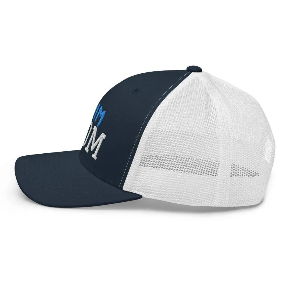 Swim Mom Retro Trucker Cap