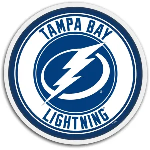 Tampa Bay Lightning: Modern Disc Wall Sign