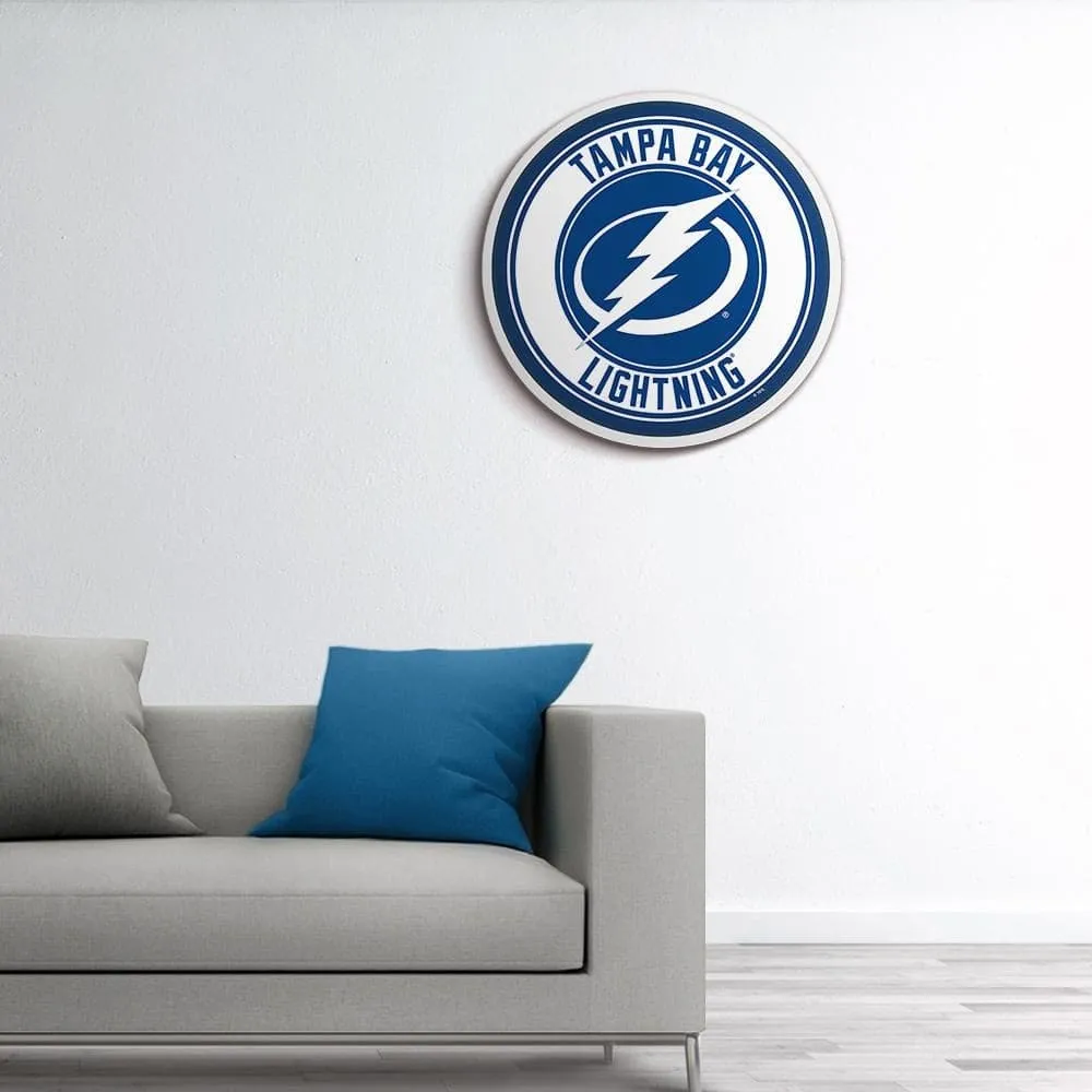 Tampa Bay Lightning: Modern Disc Wall Sign
