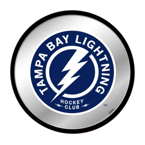 Tampa Bay Lightning: Secondary Logo - Modern Disc Mirrored Wall Sign