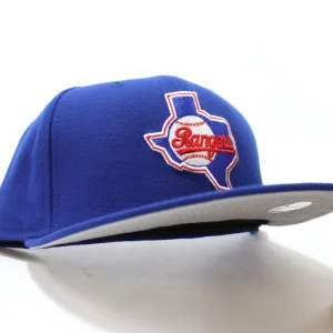 Texas Rangers 1984 New Era 59Fifty Fitted Hat (Blue Gray Under Brim)