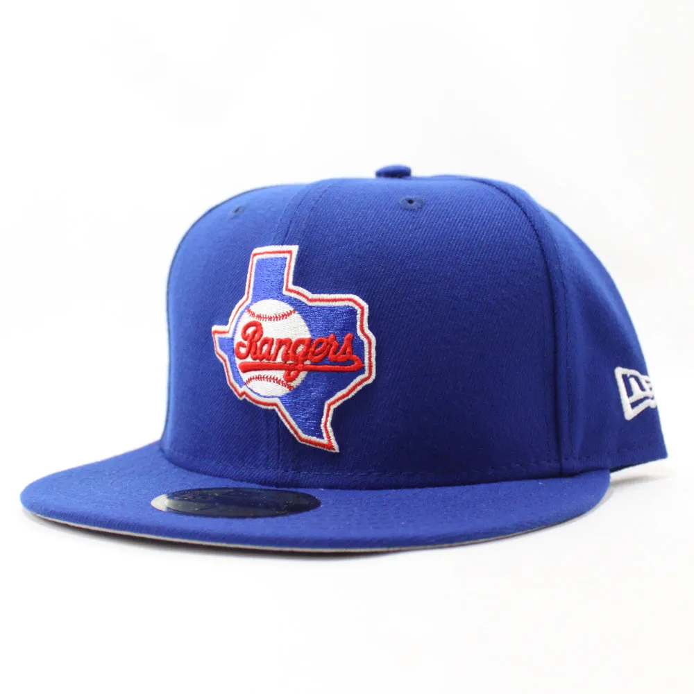 Texas Rangers 1984 New Era 59Fifty Fitted Hat (Blue Gray Under Brim)
