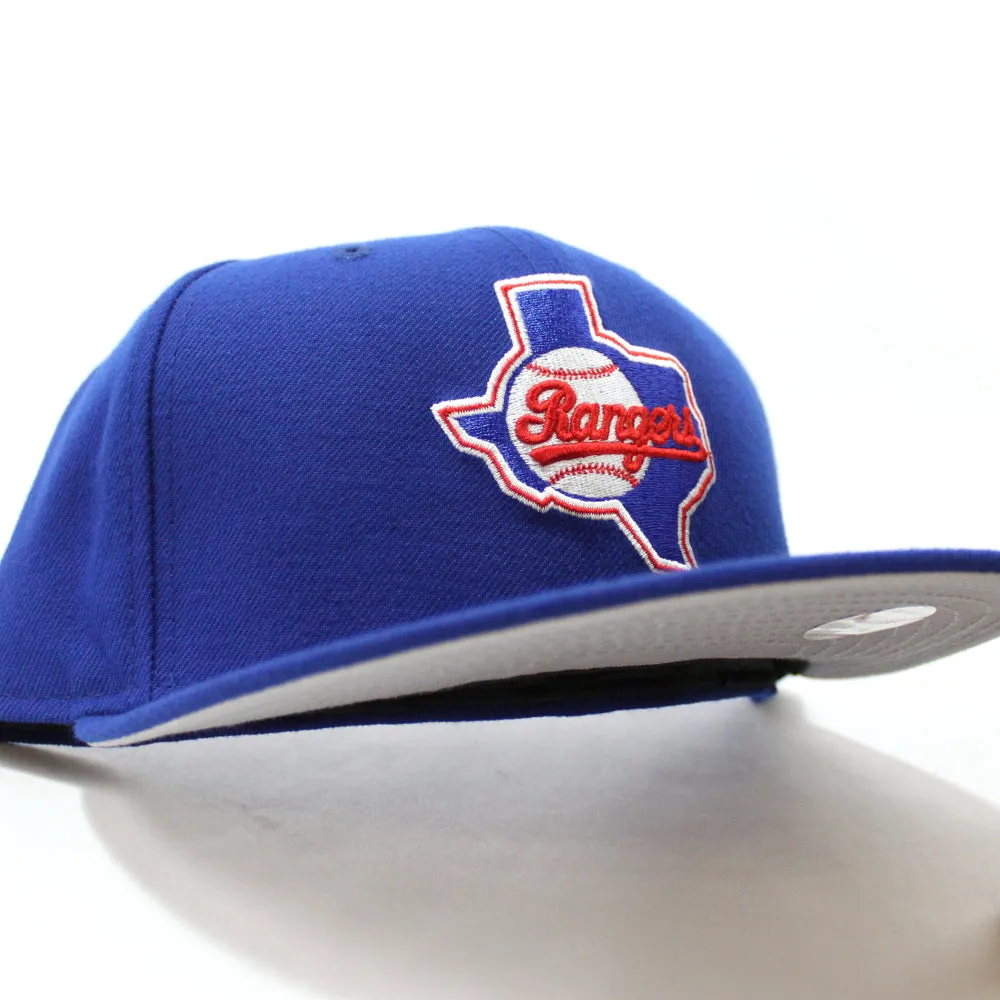 Texas Rangers 1984 New Era 59Fifty Fitted Hat (Blue Gray Under Brim)