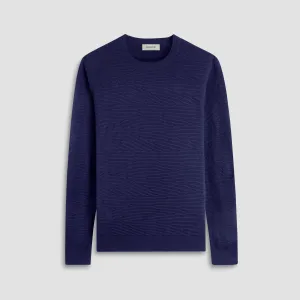 Texture Stitch Crew Neck Sweater