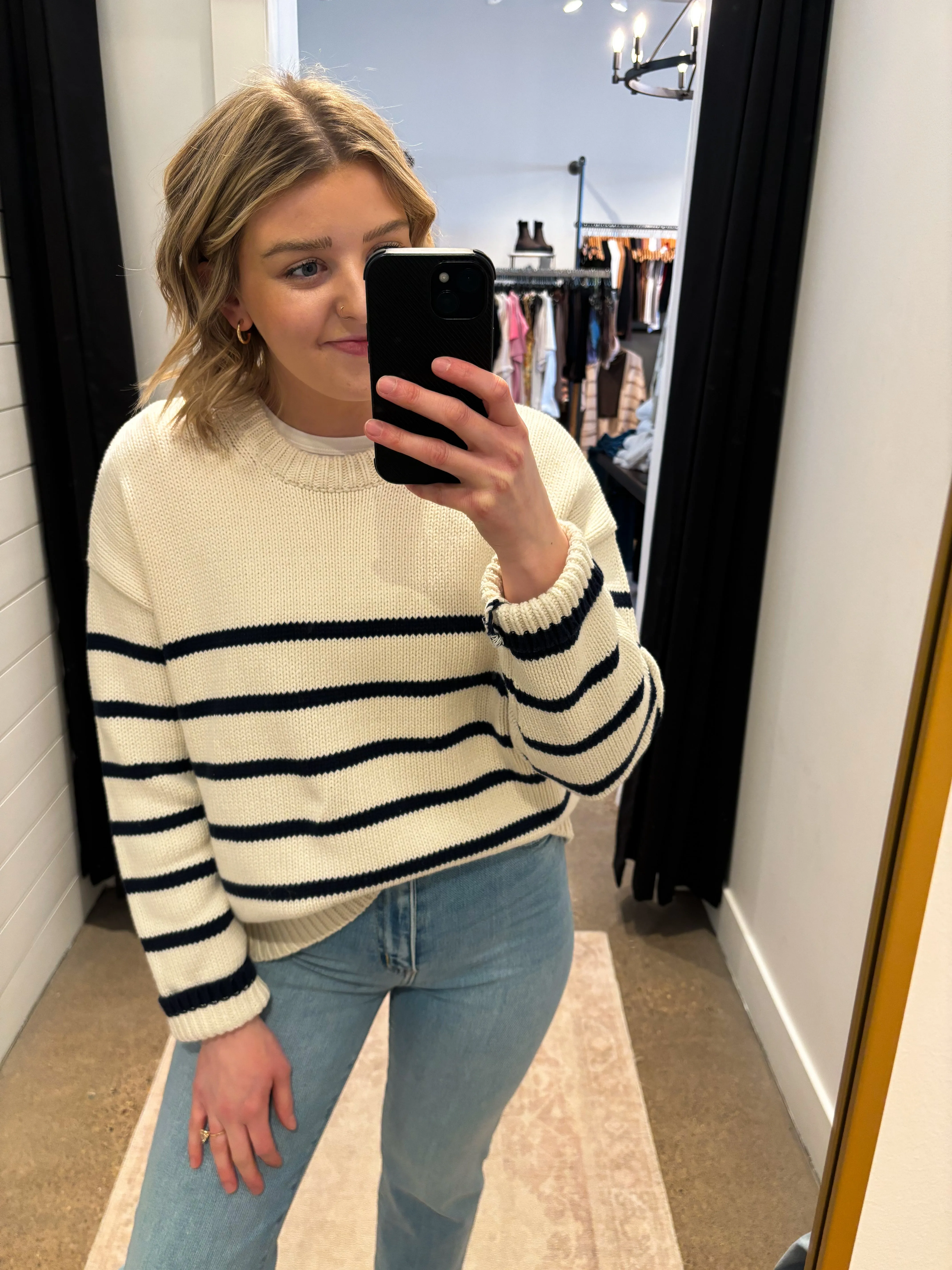 The Boyfriend Stripe Sweater