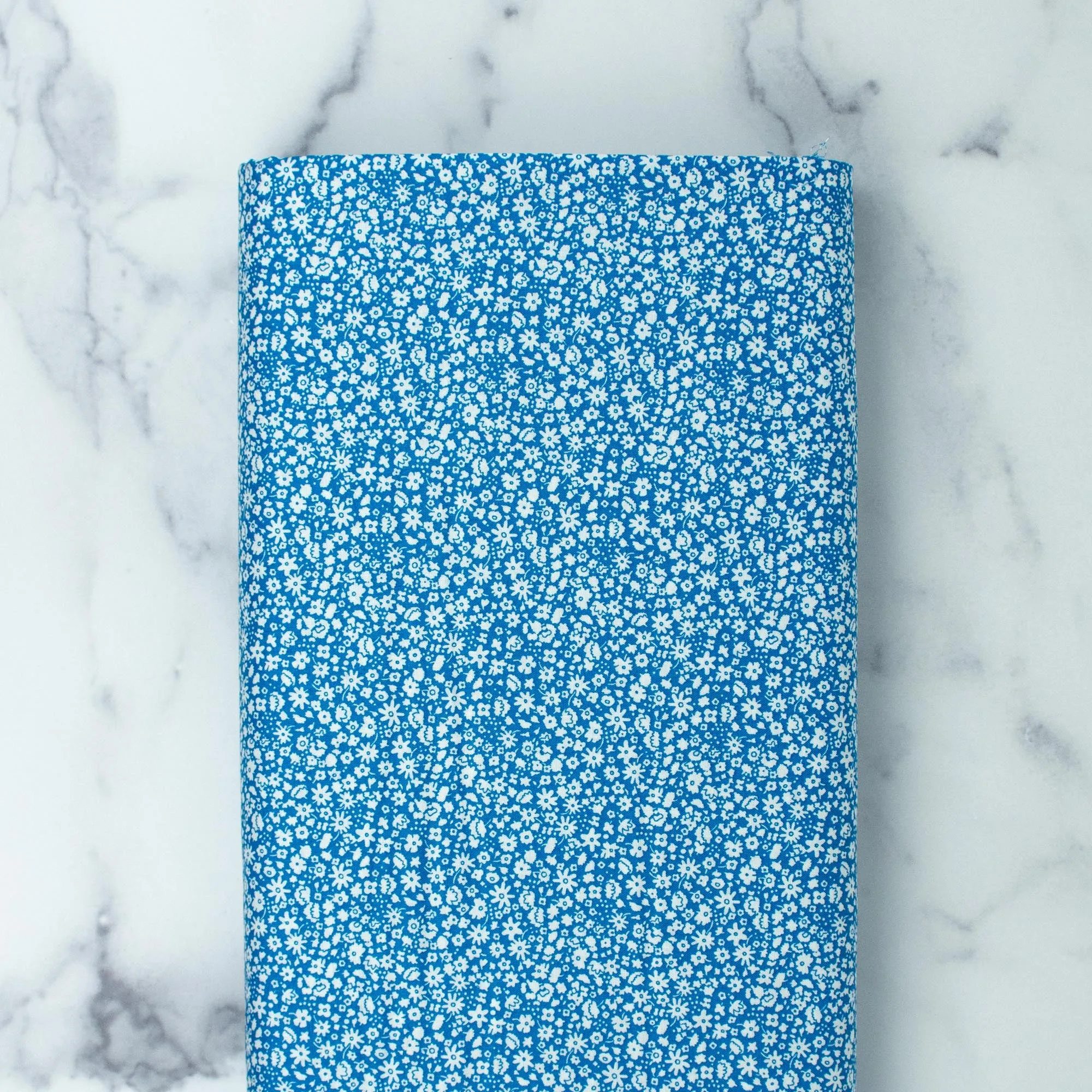 The Carnaby Collection by Liberty Fabrics - Retro Indigo Bloomsbury Silhouette A