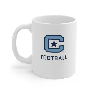 The Citadel Block C Logo, Sports Football, Ceramic Mug 11oz