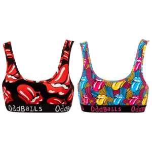 The Rolling Stones - Ladies Bralette 2 Pack Bundle