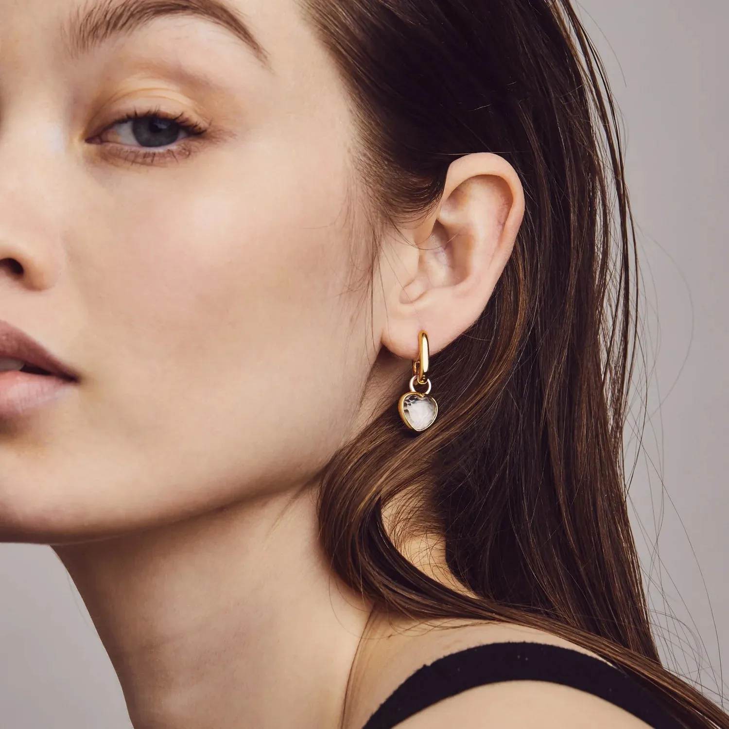 Ti Sento Milano Gold Oval Hoops