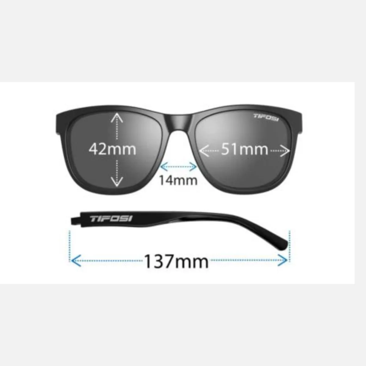 Tifosi Swank Satin Sports sunglass - Black