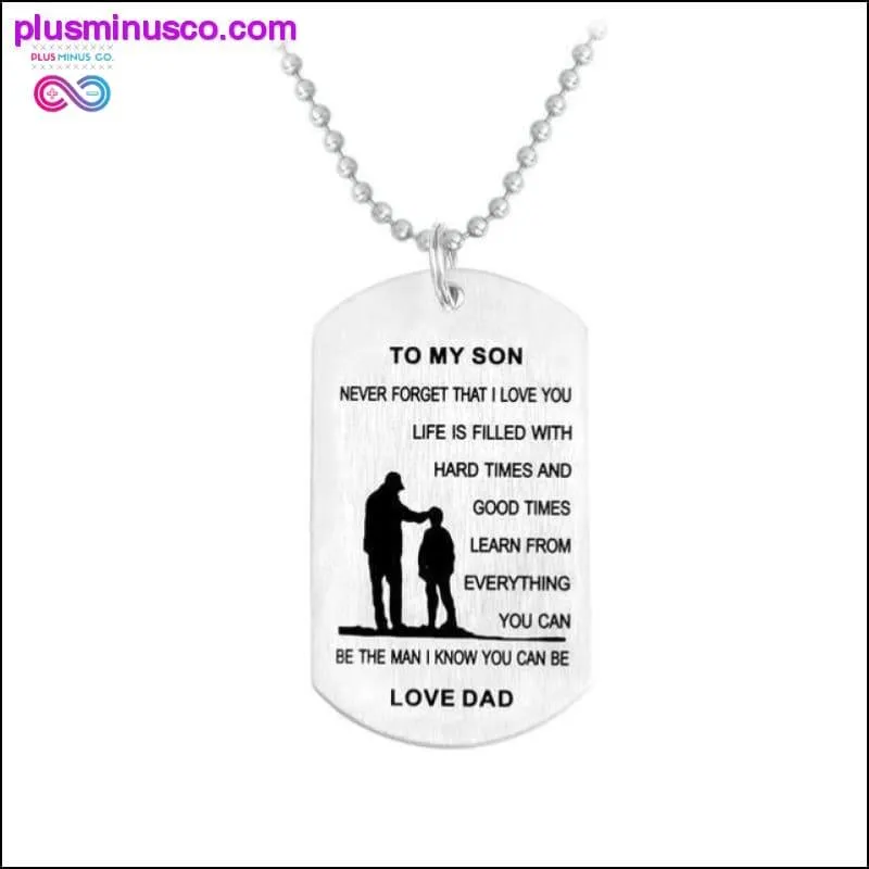 To My Son/Daughter-LOVE DAD/MOM Jewelry