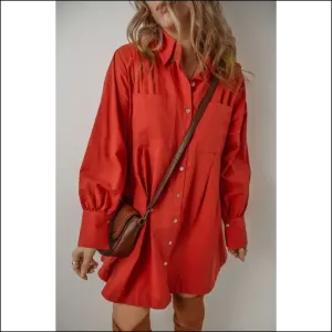 Tomato Red Bishop Sleeve Dress: so Hot, It's Ketchup! 🍅 Needful Things
