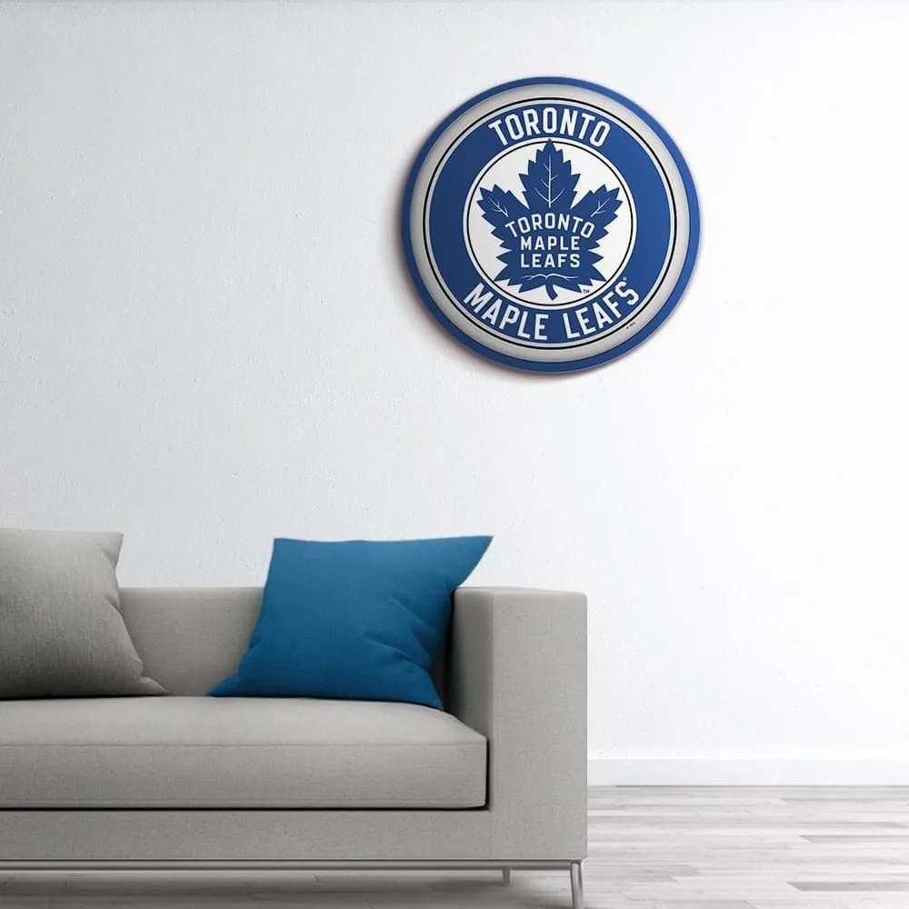 Toronto Maple Leaf: Modern Disc Wall Sign
