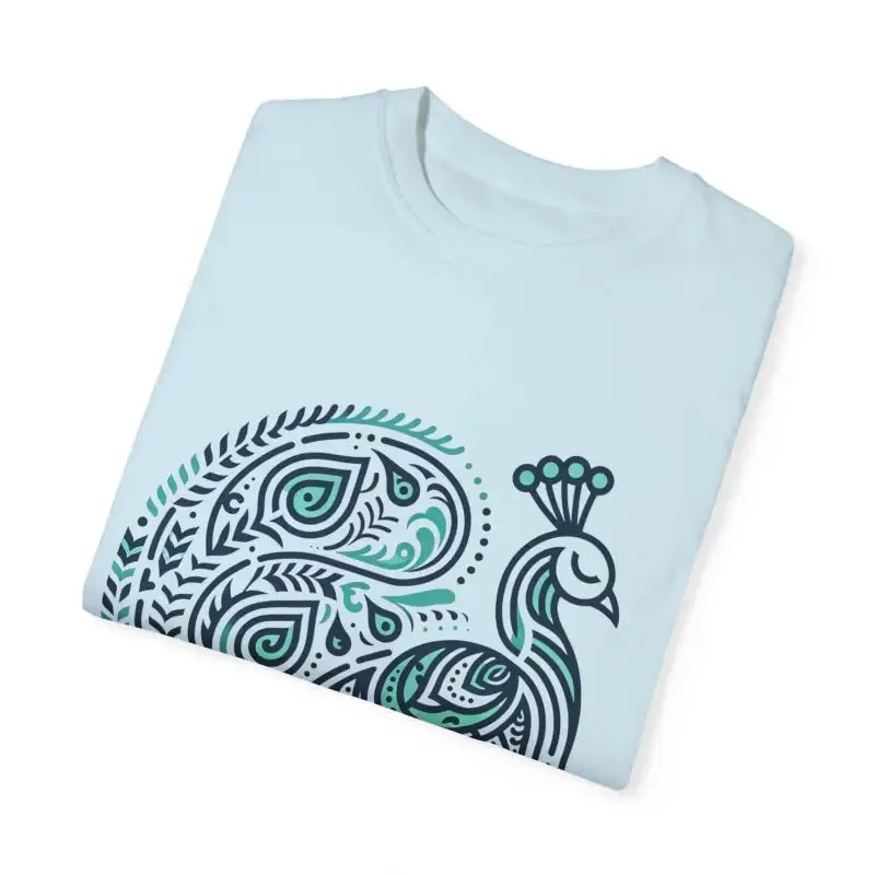 Trendy Peacock Tee with Soft Cotton Comfort