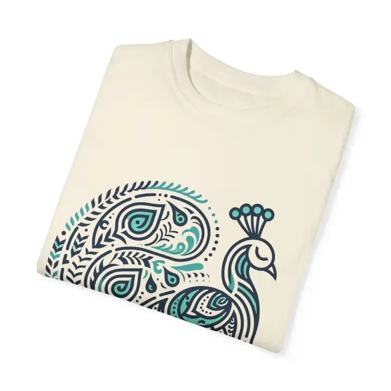Trendy Peacock Tee with Soft Cotton Comfort