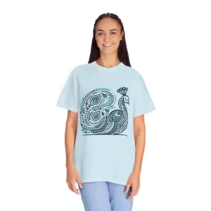 Trendy Peacock Tee with Soft Cotton Comfort
