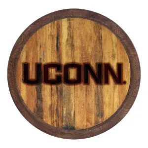 UConn Huskies: Branded "Faux" Barrel Top Sign