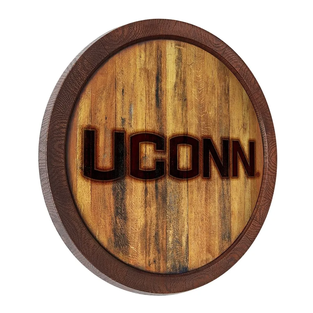 UConn Huskies: Branded "Faux" Barrel Top Sign