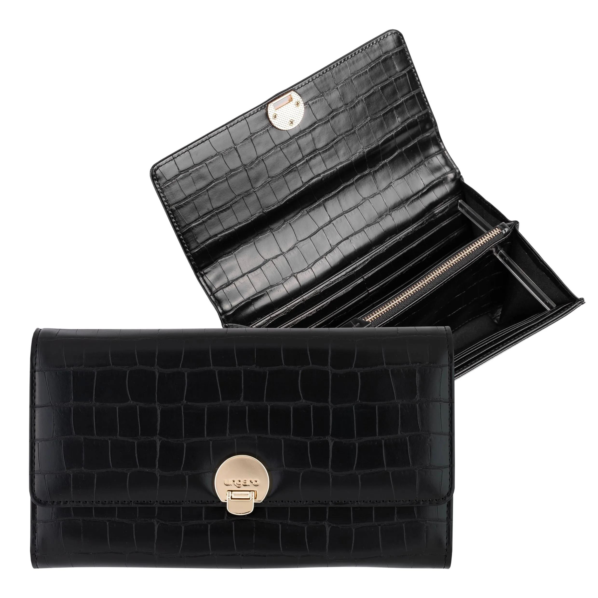Ungaro UEL028A-Lady wallet Lina Black