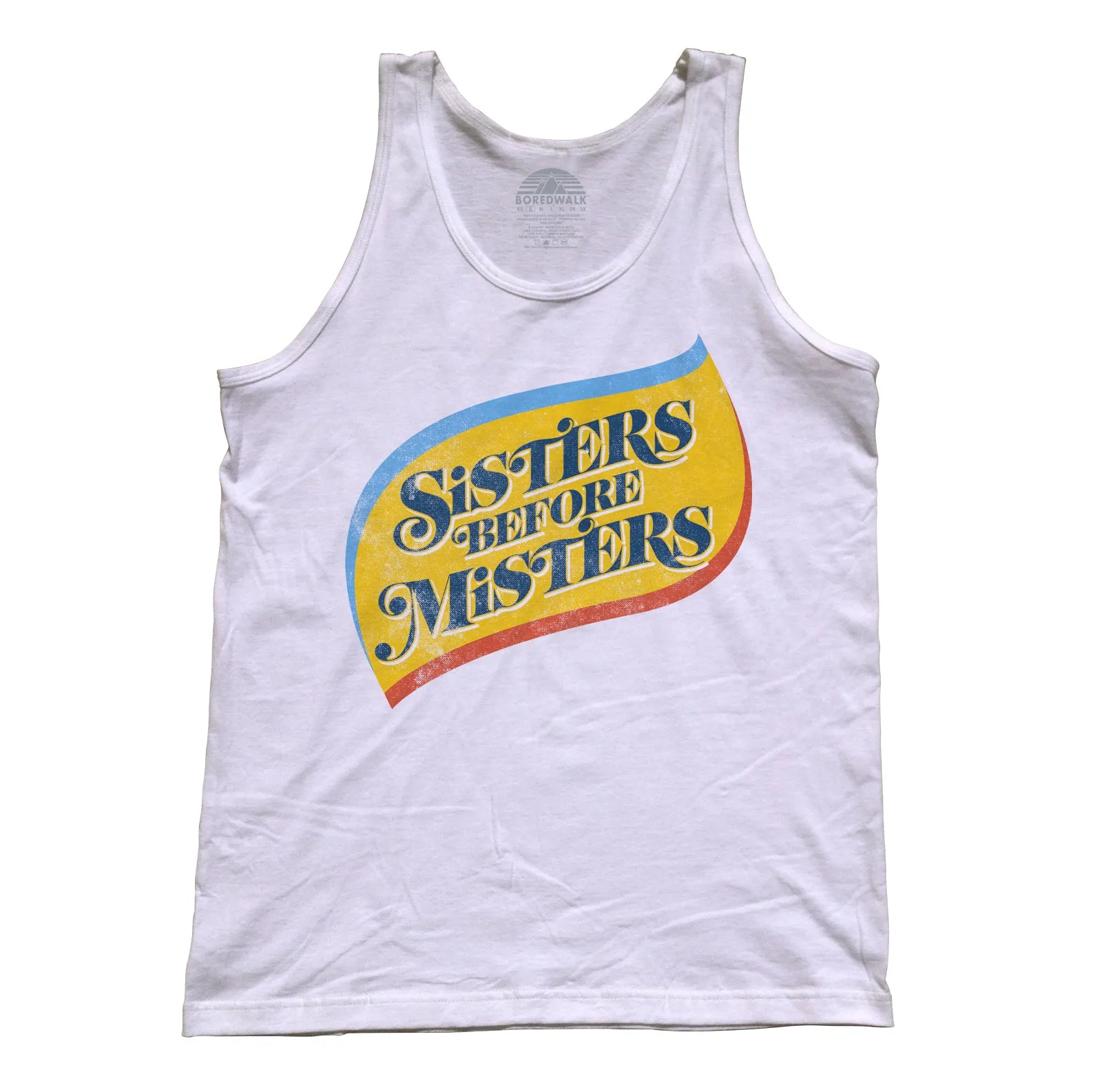 Unisex Sisters Before Misters Tank Top - Feminist Shirt