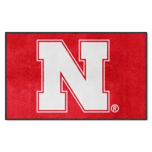 University of Nebraska 4X6 Logo Mat - Landscape