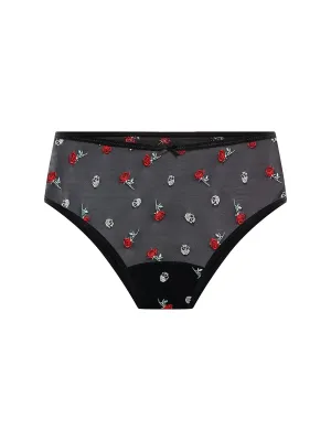 V Day Bralette & Hi Waist Brief Set