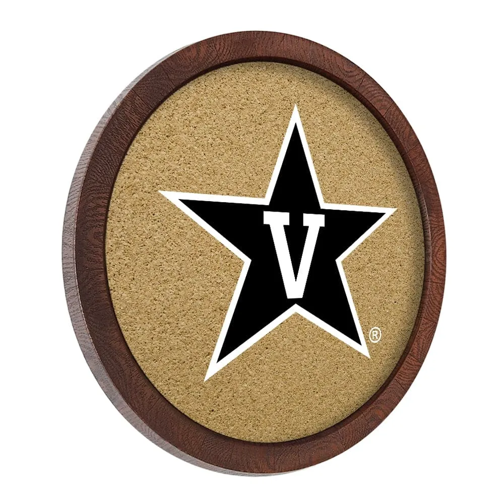 Vanderbilt Commodores: "Faux" Barrel Framed Cork Board