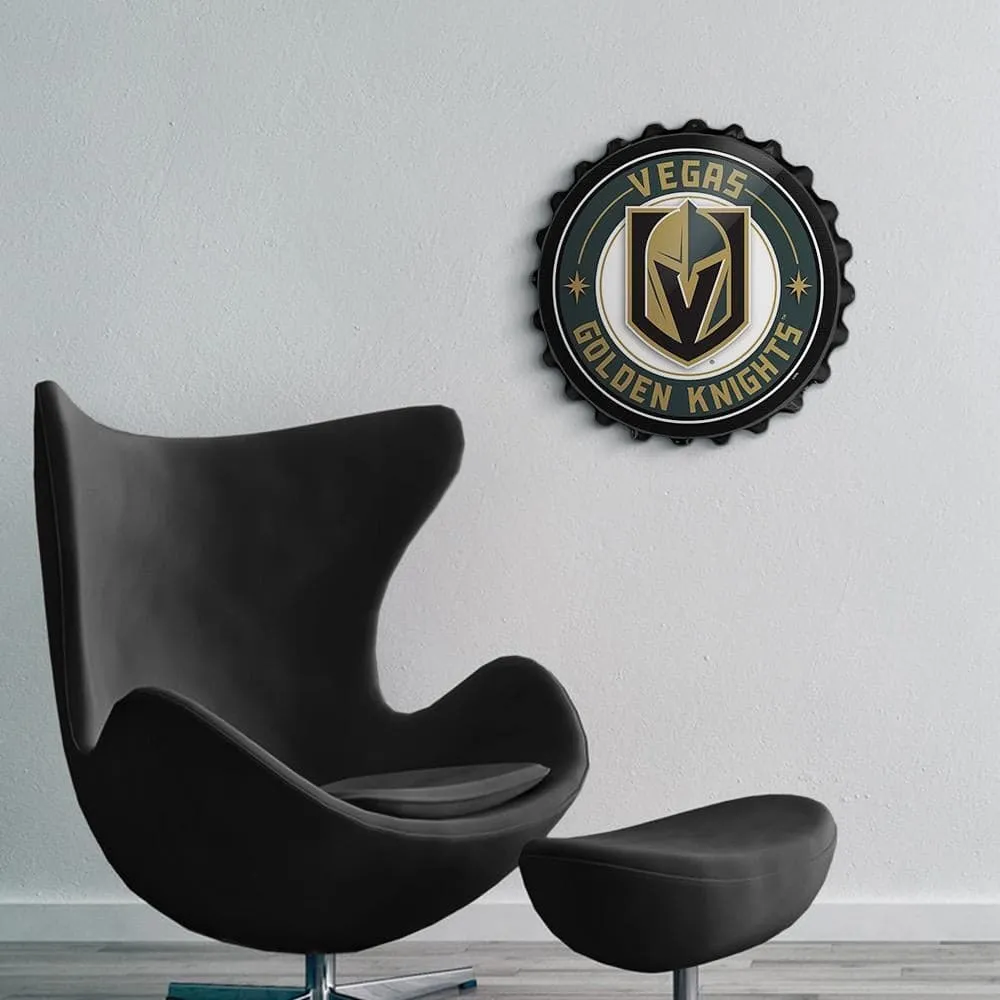 Vegas Golden Knights: Bottle Cap Wall Sign