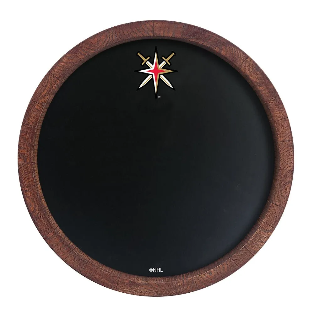 Vegas Golden Knights: Secondary Logo - Barrel Top Chalkboard Sign