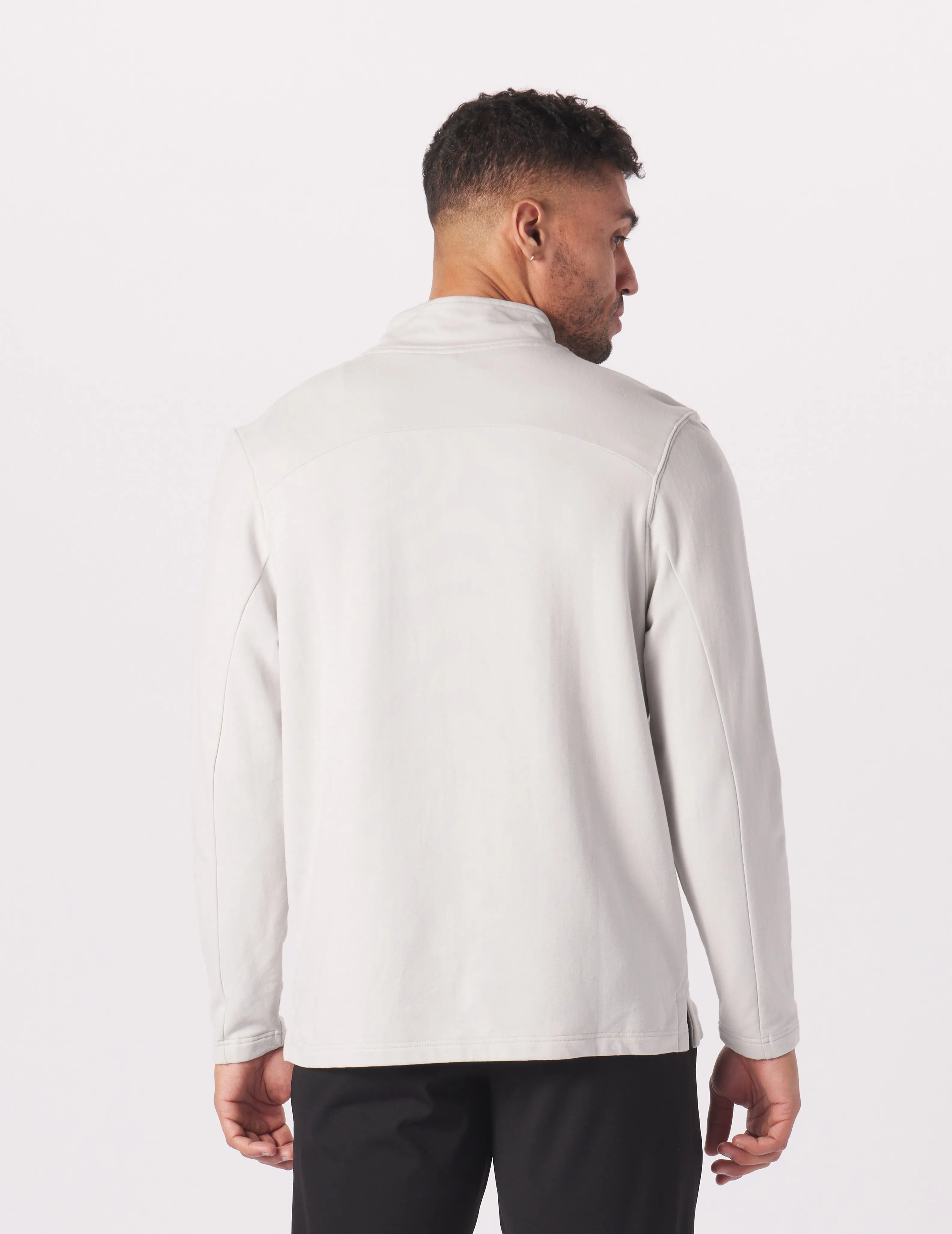 Vertex Quarter Zip: Ash Grey