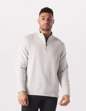 Vertex Quarter Zip: Ash Grey