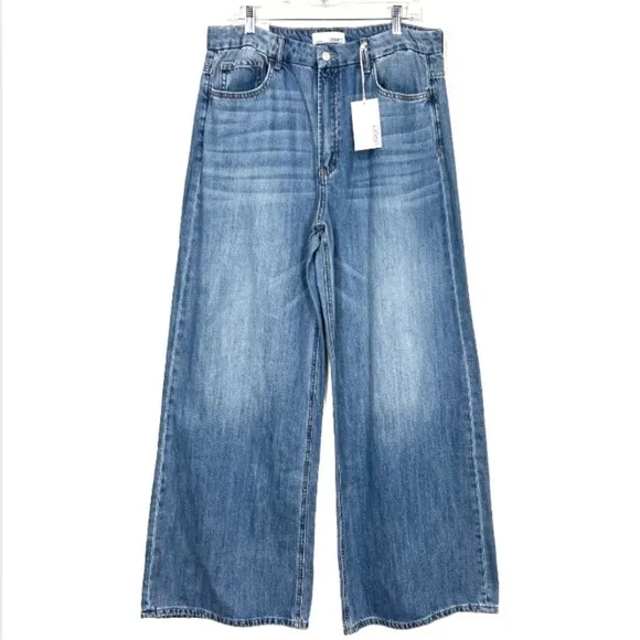 VERVET BY FLYING MONKEY NWT Olivia Flare Wide Leg Jeans G2