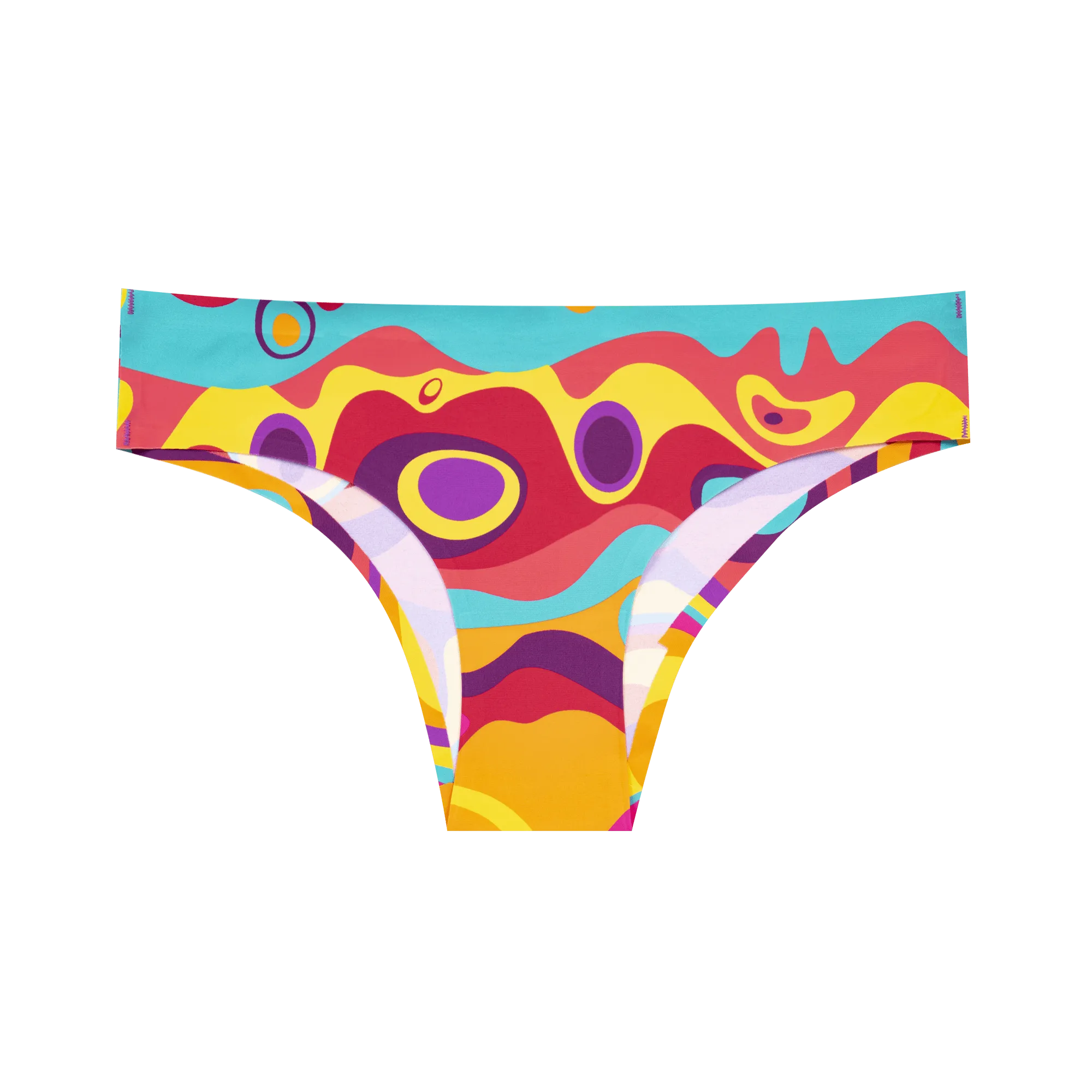 Vibrant Vibes Bundle - Ladies Seamless Brazilian Briefs 12 Pack Bundle