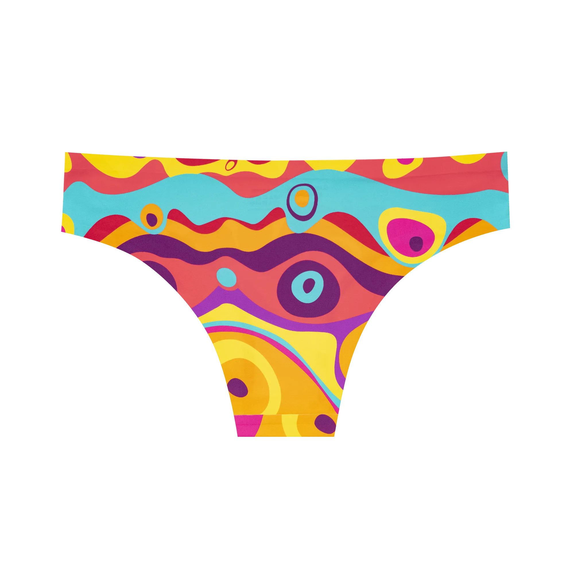 Vibrant Vibes Bundle - Ladies Seamless Brazilian Briefs 12 Pack Bundle