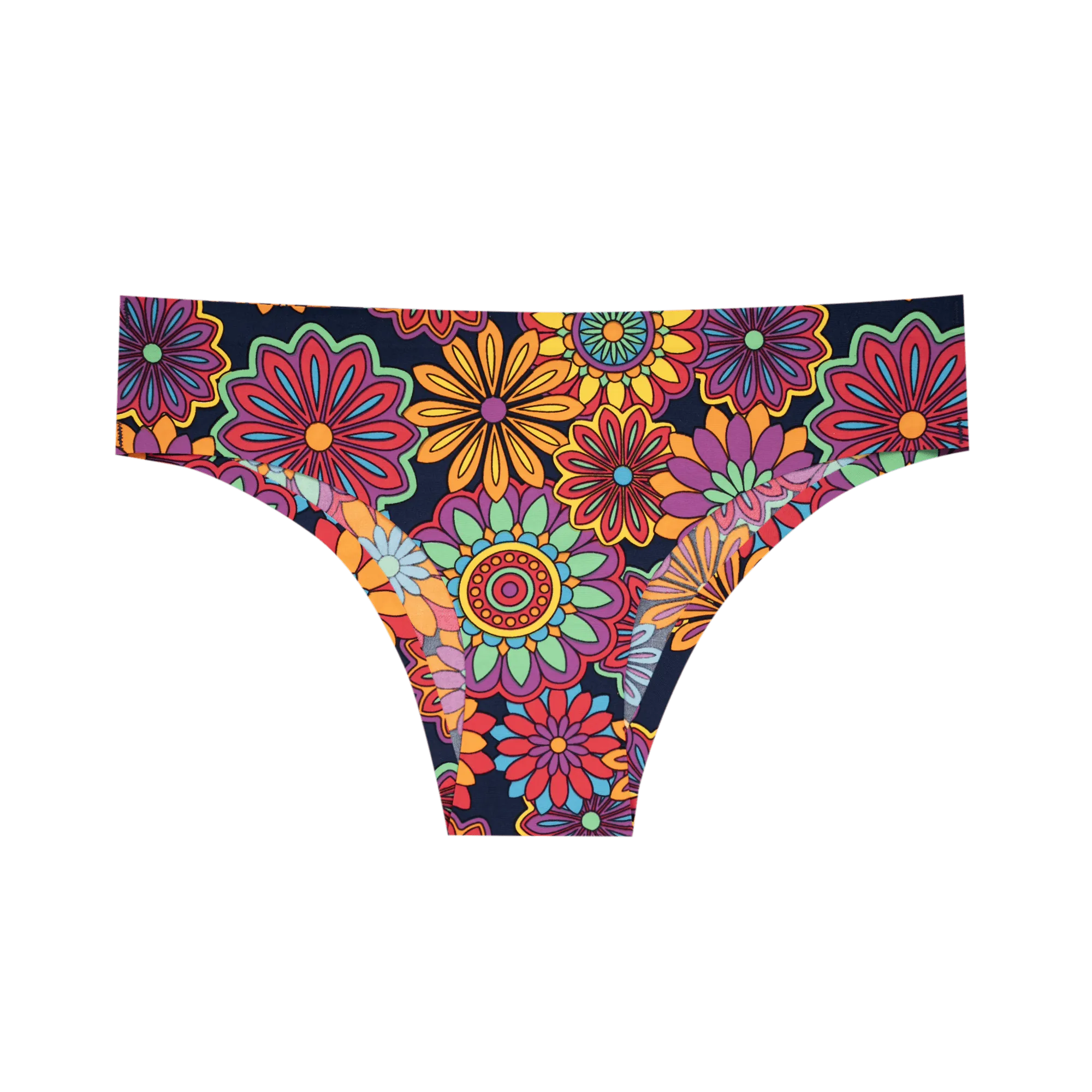Vibrant Vibes Bundle - Ladies Seamless Brazilian Briefs 12 Pack Bundle