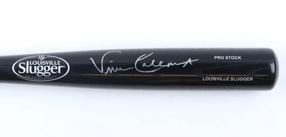 Vince Coleman Signed Louisville Slugger Bat (Schwartz COA) St Louis Cardinals OF