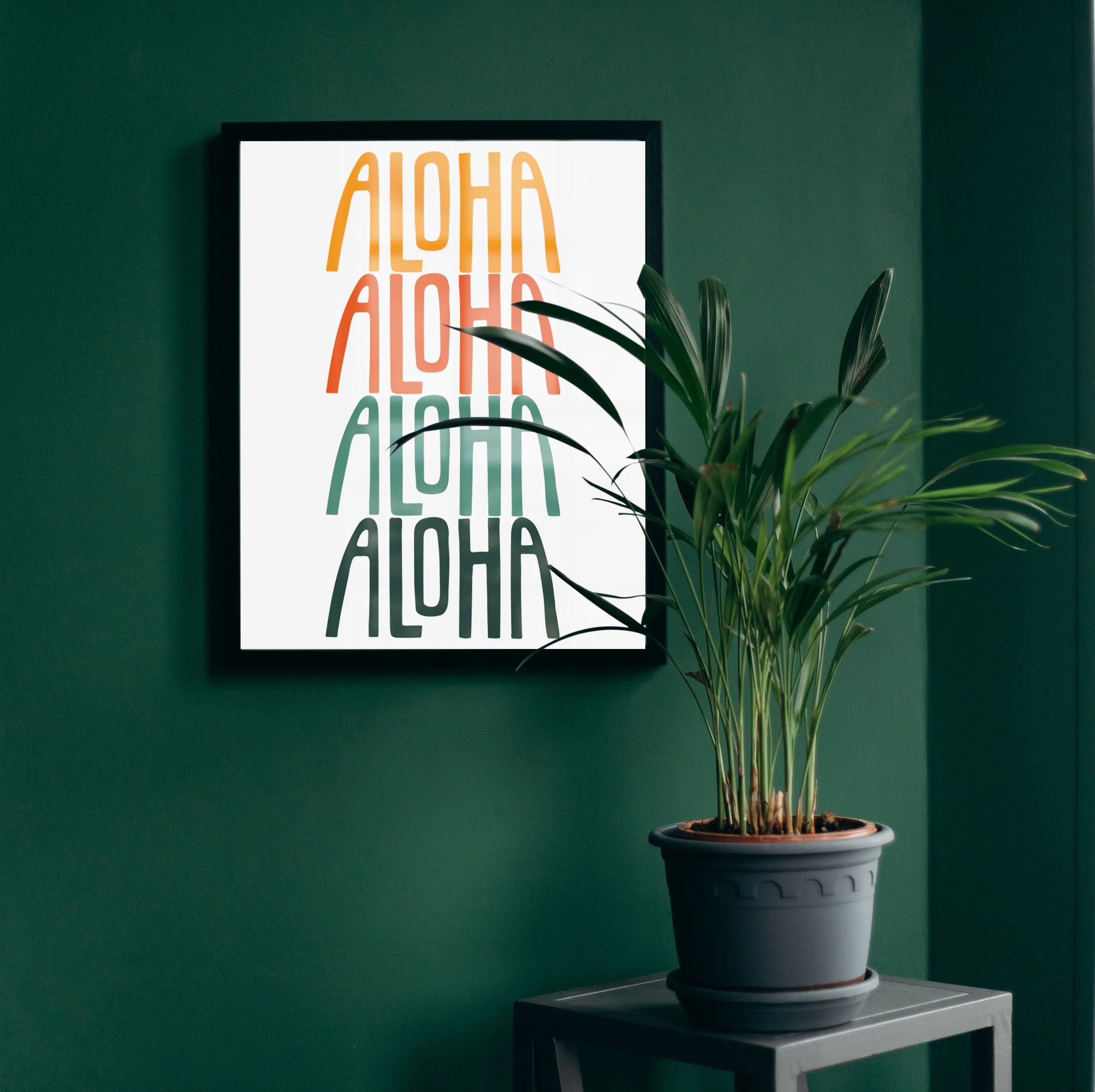 Vintage Island Vibes Aloha Art Print - Hawaiian Island Themed Wall Art | Vintage Island Vibes Collection
