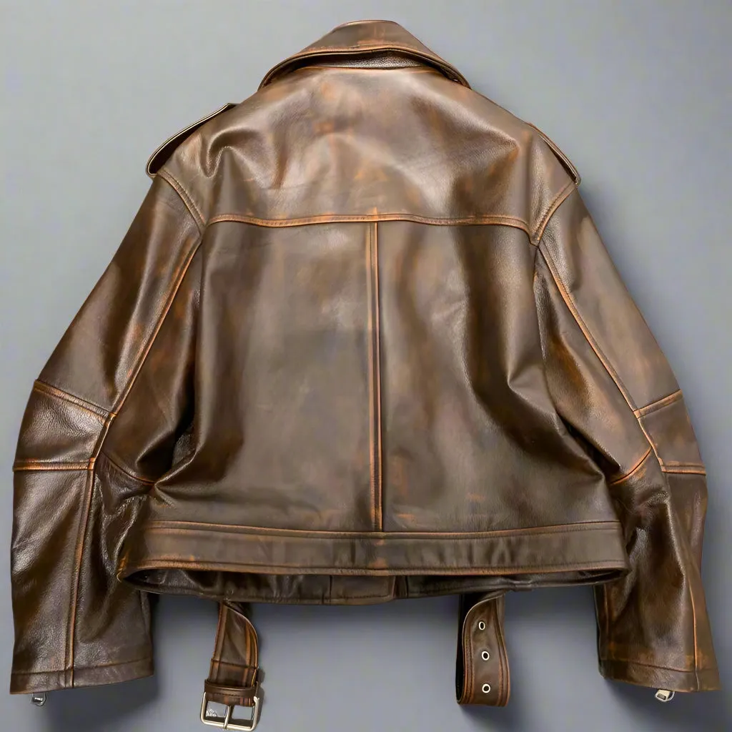Vintage Leather Coat