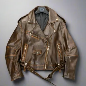 Vintage Leather Coat