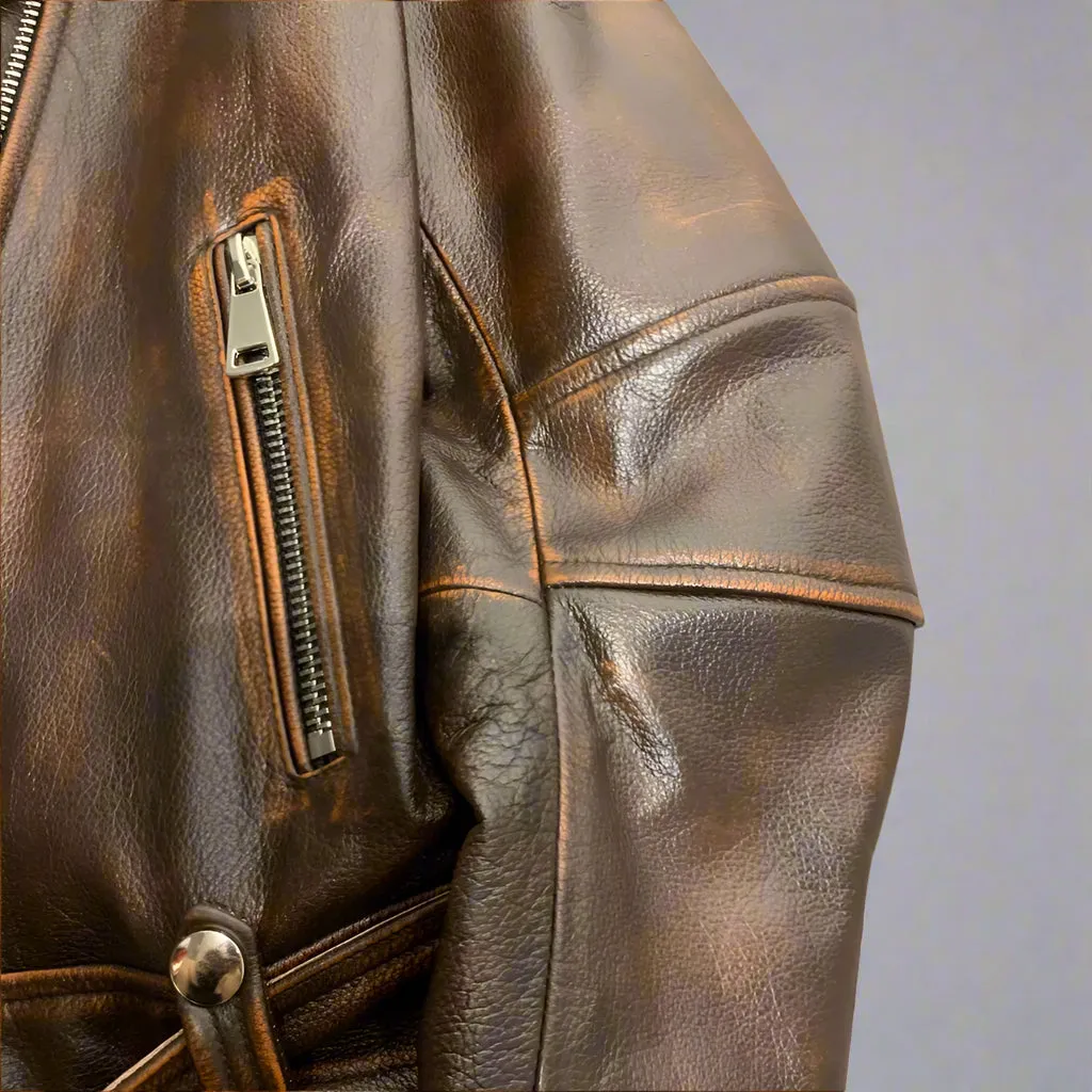 Vintage Leather Coat