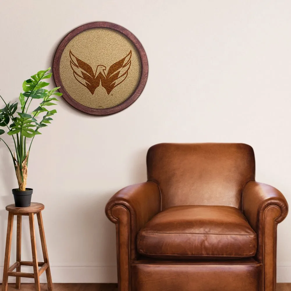 Washington Capitals: Barrel Top Cork Note Board
