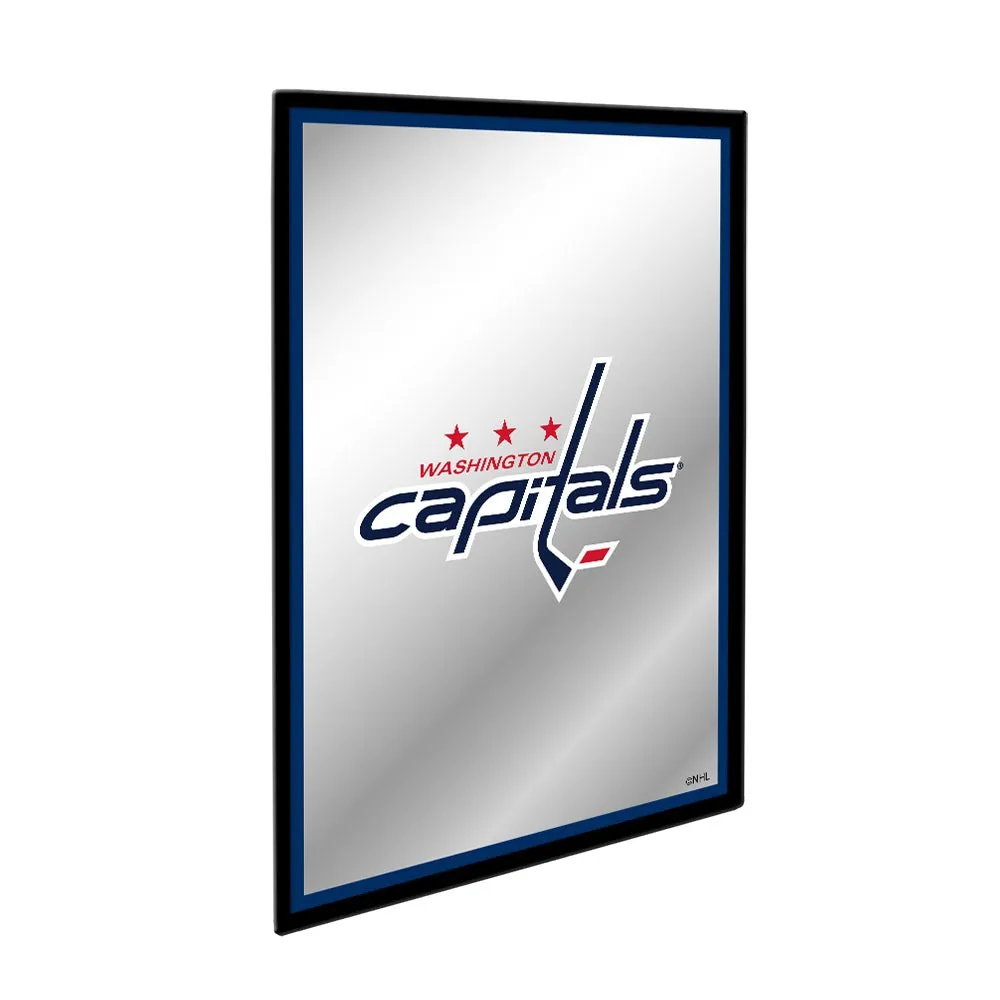 Washington Capitals: Logo - Framed Mirrored Wall Sign