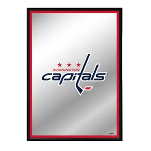 Washington Capitals: Logo - Framed Mirrored Wall Sign