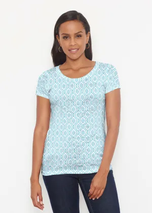 Waves of Sherbet (25072) ~ Short Sleeve Scoop Shirt
