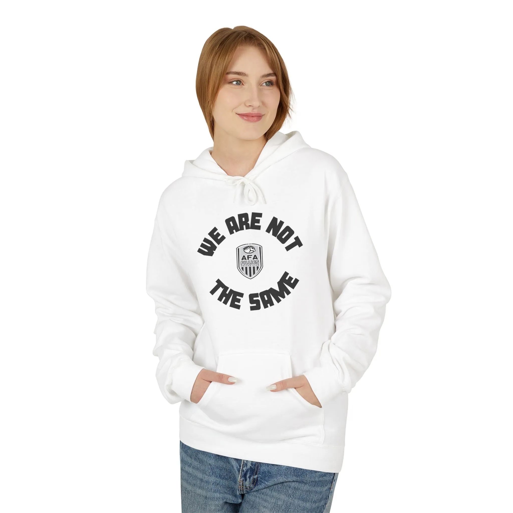 We Are Not The Same AFA Fillies Statement Fleece Hoodie
