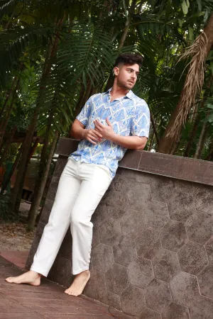 WHITE LINEN JOGGERS