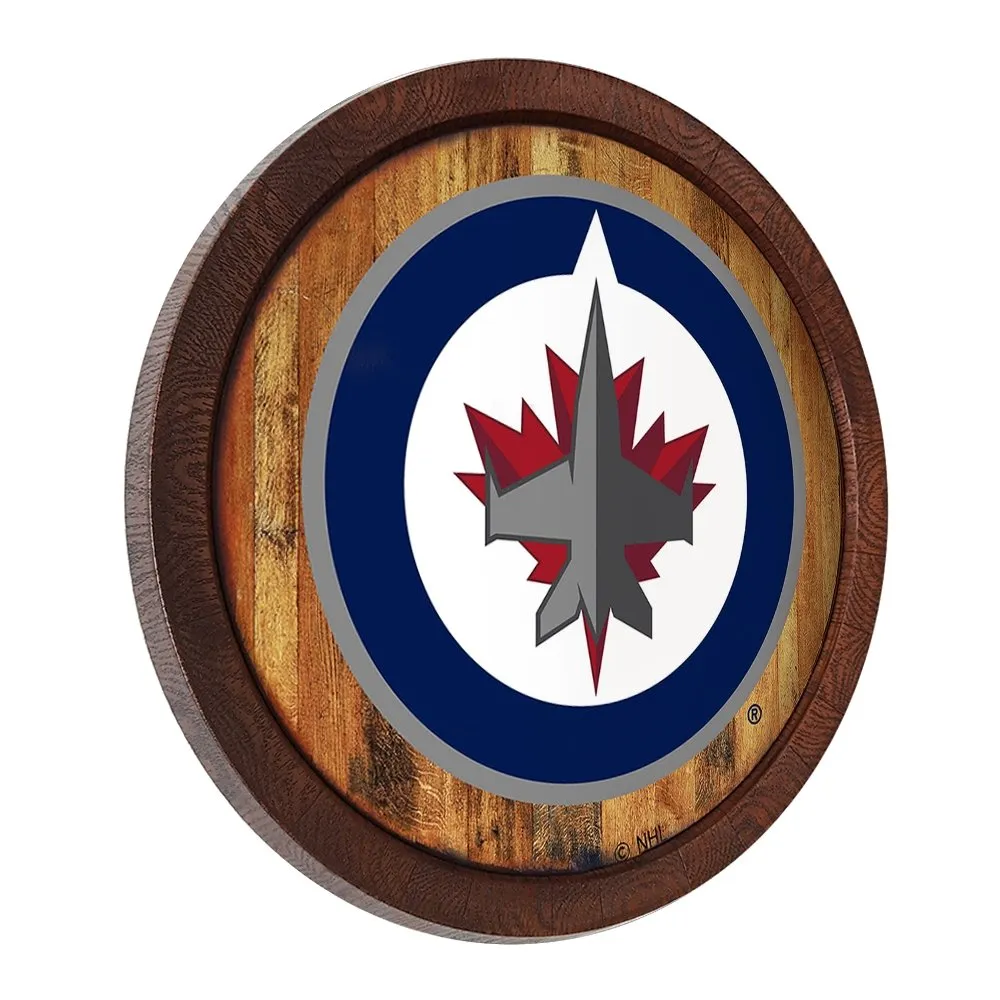 Winnipeg Jets: "Faux" Barrel Top Sign
